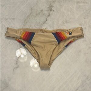 Aviator Nation Tan Bikini Bottom